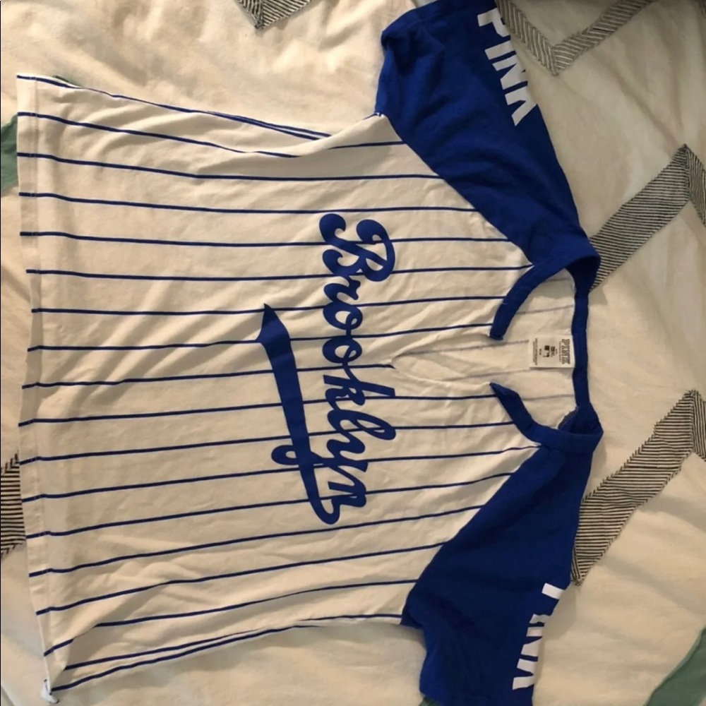 Dodgers PINK crop top